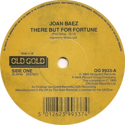 Joan Baez - There But For Fortune (7", Single)