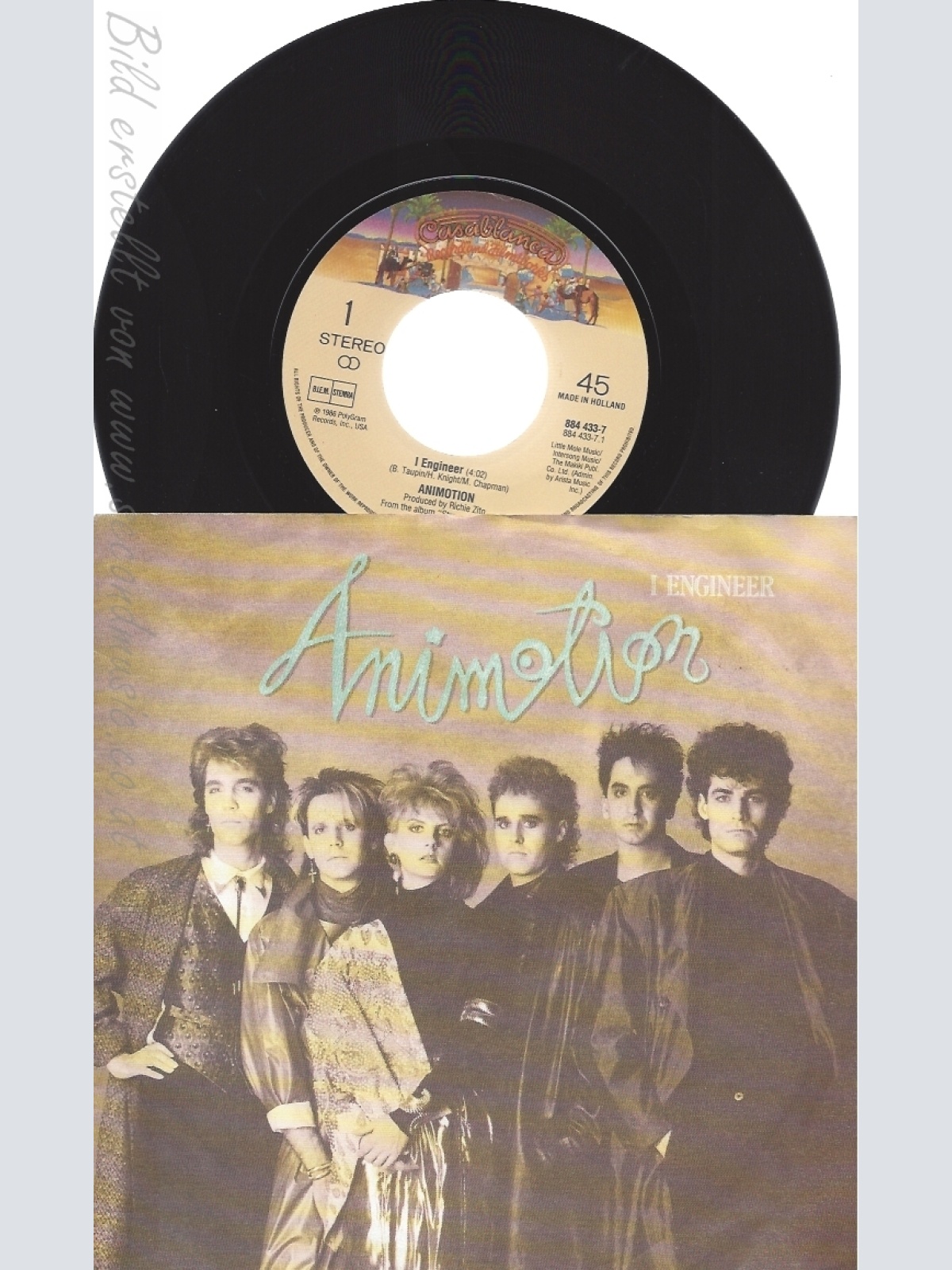 7" ANIMOTION -- I ENGINEER