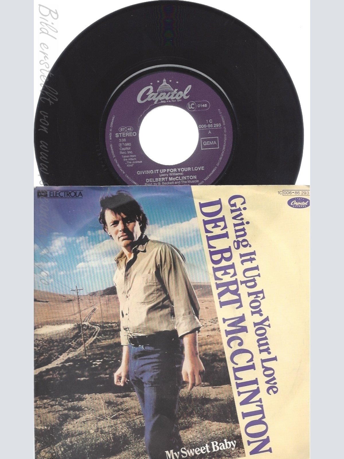 7" DELBERT MC CLINTON -- GIVING IT UP FOR YOUR LOVE