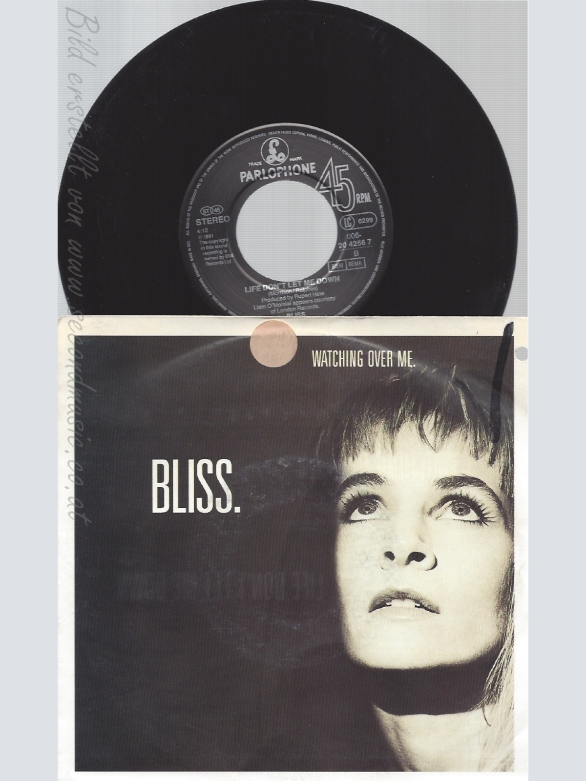 7" BLISS-- WATCHING OVER ME