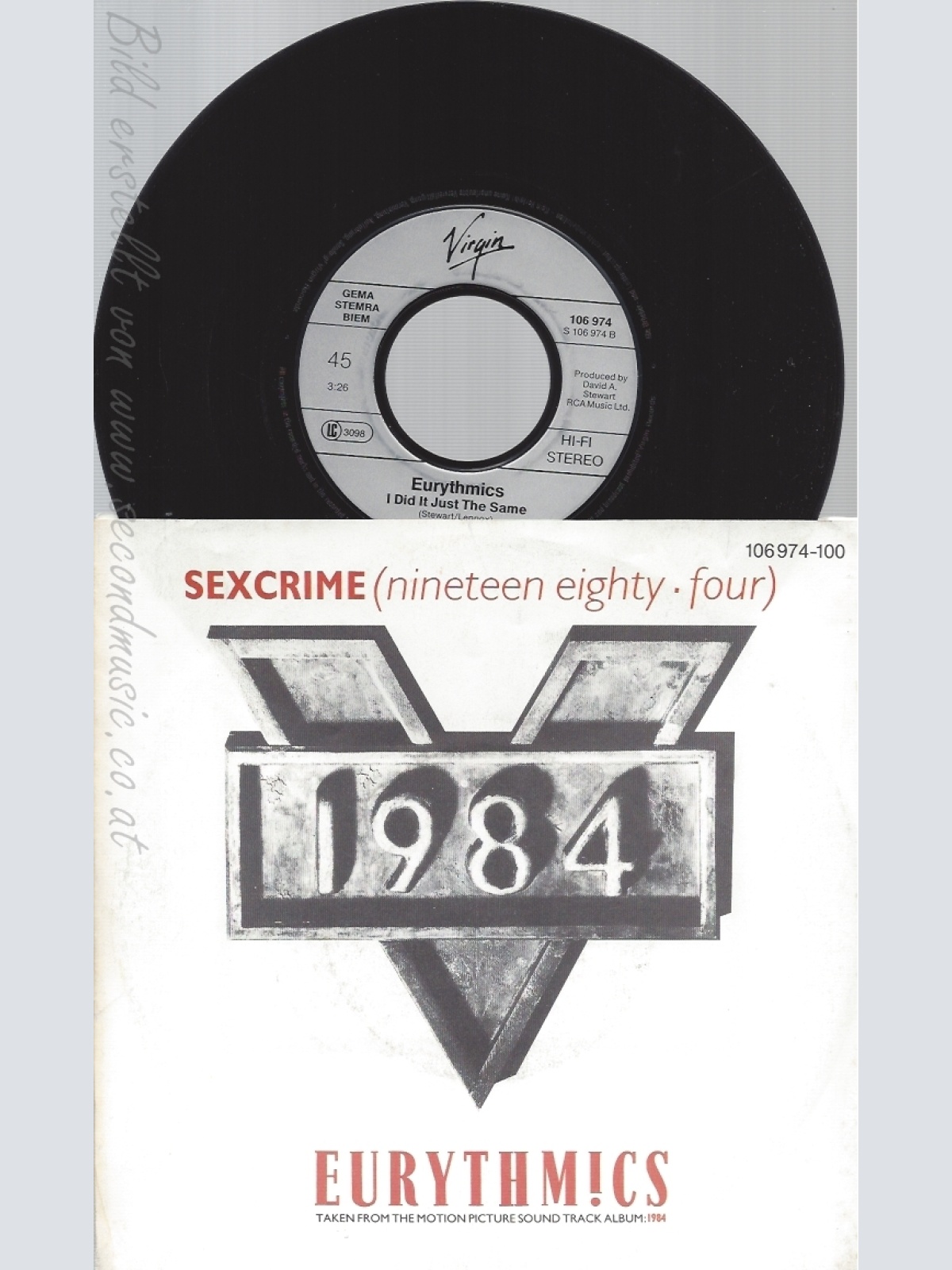 7" EURYTHMICS -- SEXCRIME