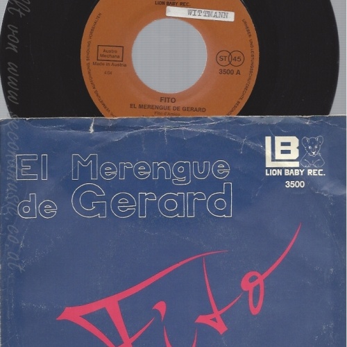 7" EL MERENGUE DE GERARD-- FITO