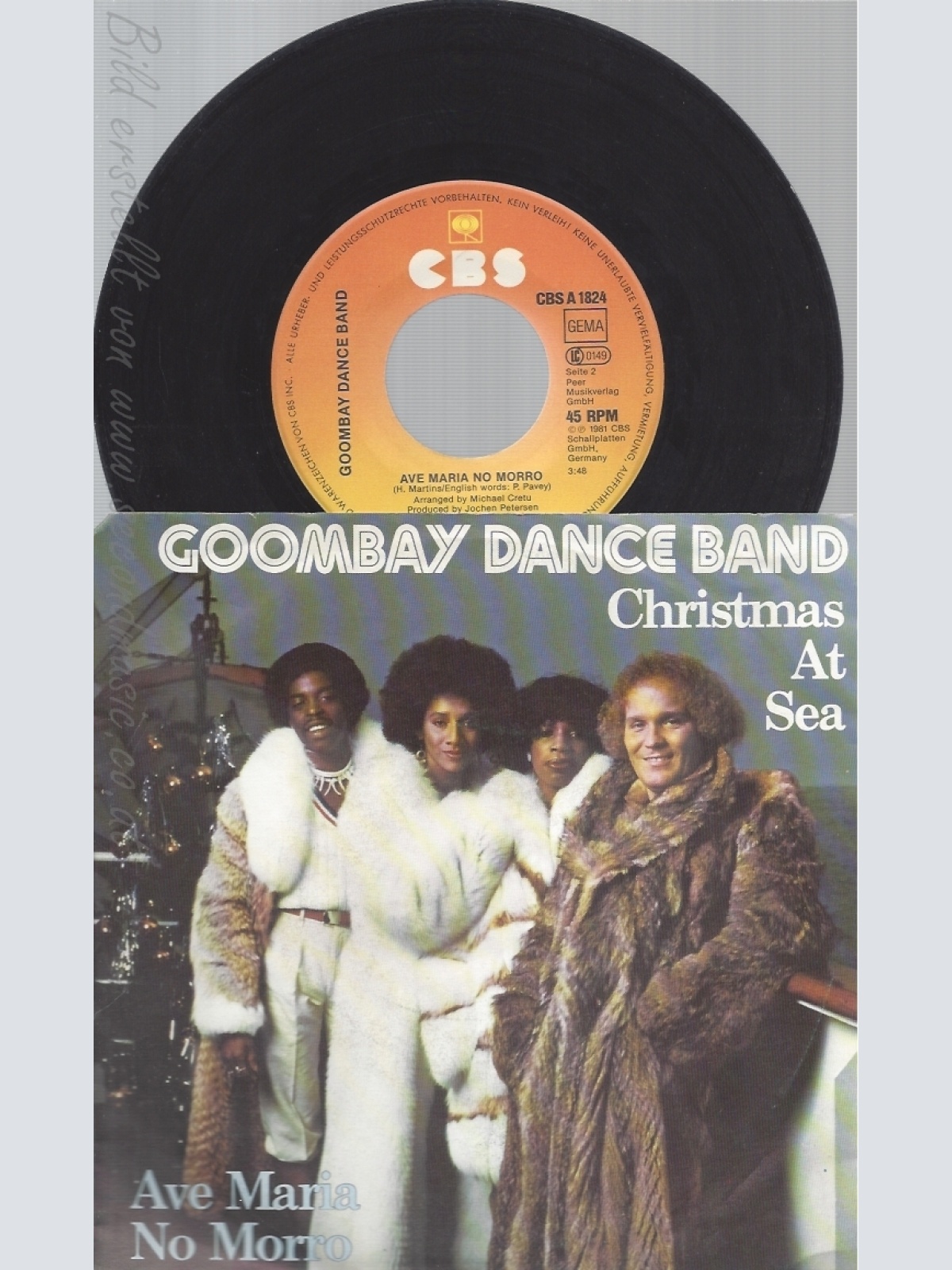 7" GOOMBAY DANCE BAND -- CHRISTMAS AT SEA