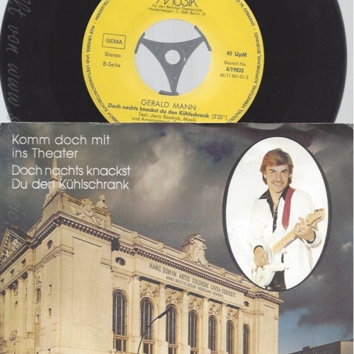 7" GERALD MANN -- KOMM DOCH MIT INS THEATER