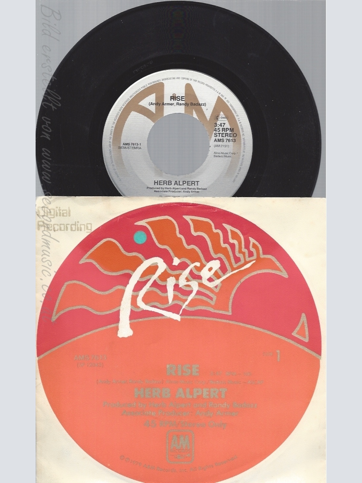 7" HERB ALPERT-- ANGELINA