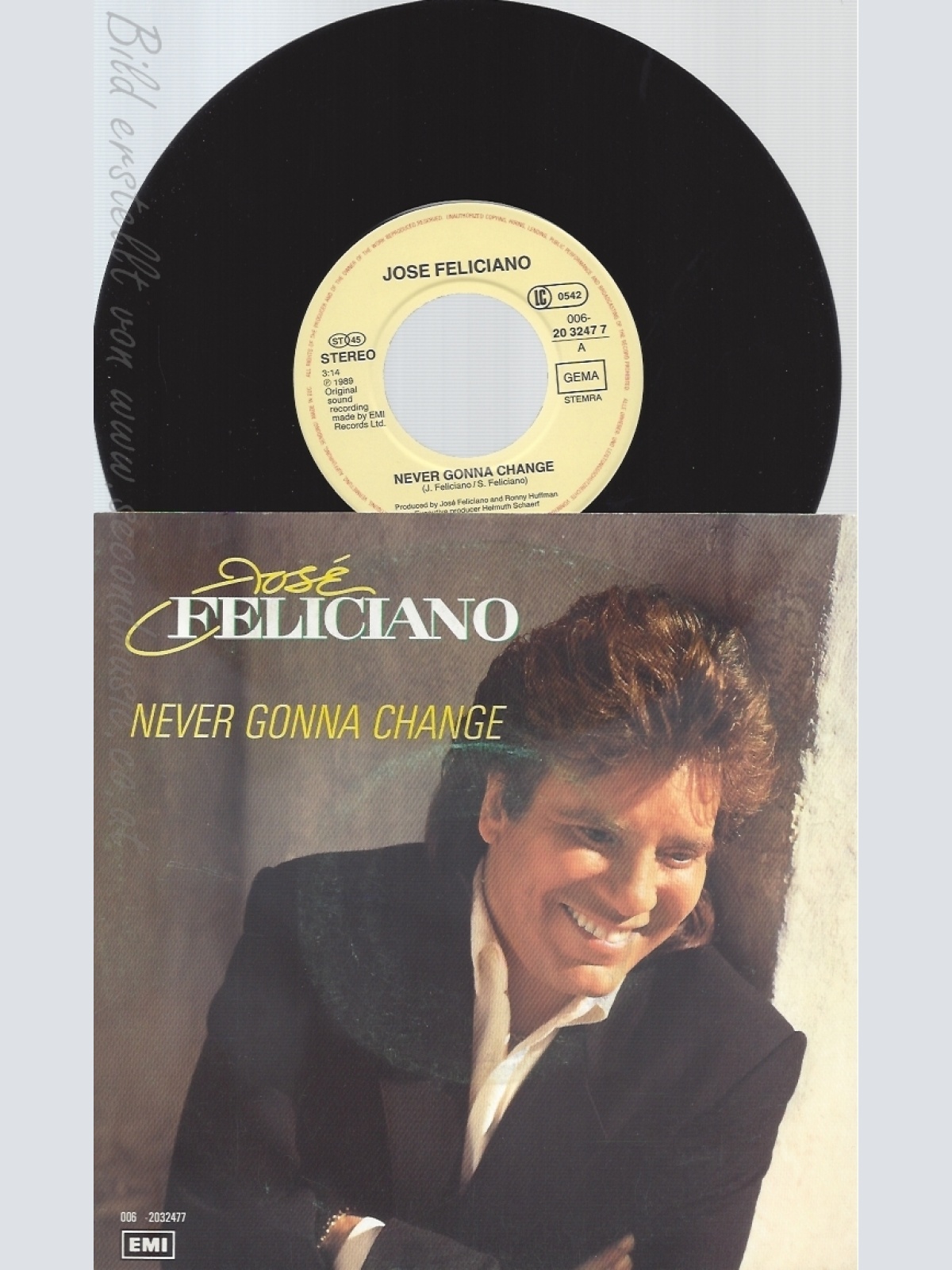 7" JOSE FELICIANO-- NEVER GONNA CHANGE