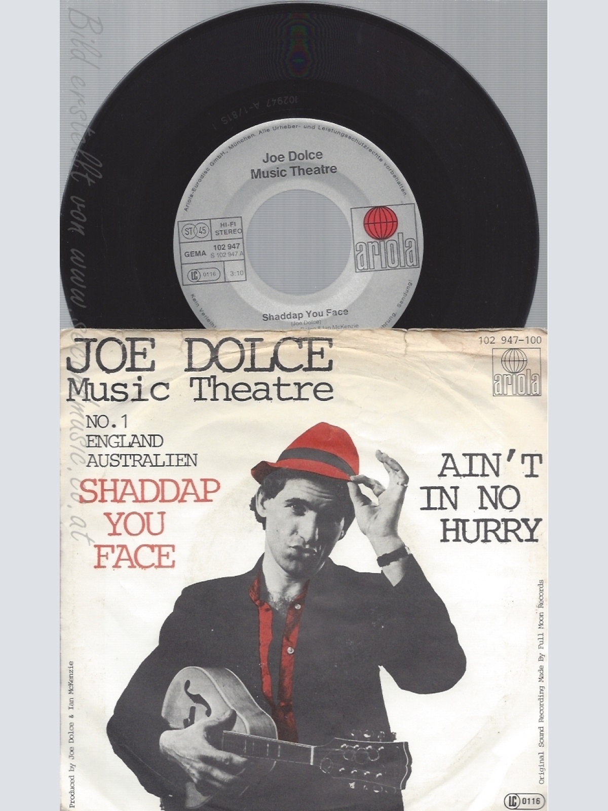 7" JOE DOLCE -- MUSIC THEATRE