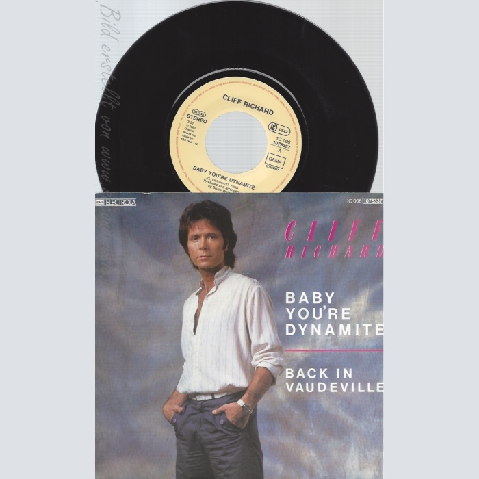 7" CLIFF RICHARD-- BABY YOU ARE DYNAMITE