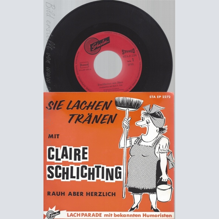 7" CLAIRE SCHLICHTING-- SIE LACHEN TRÄNEN