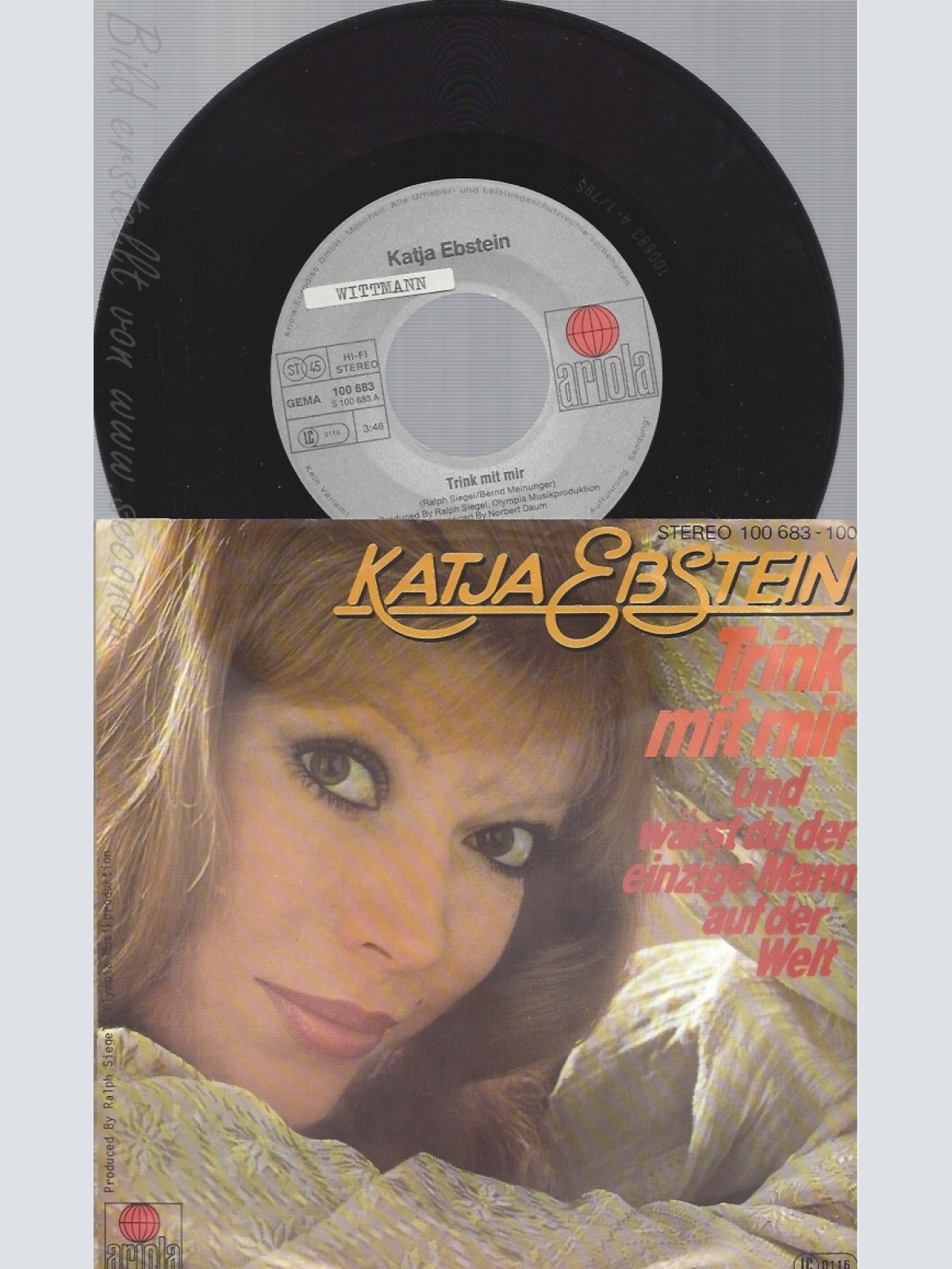 7" KATJA EBSTEIN -TRINK MIT MIR