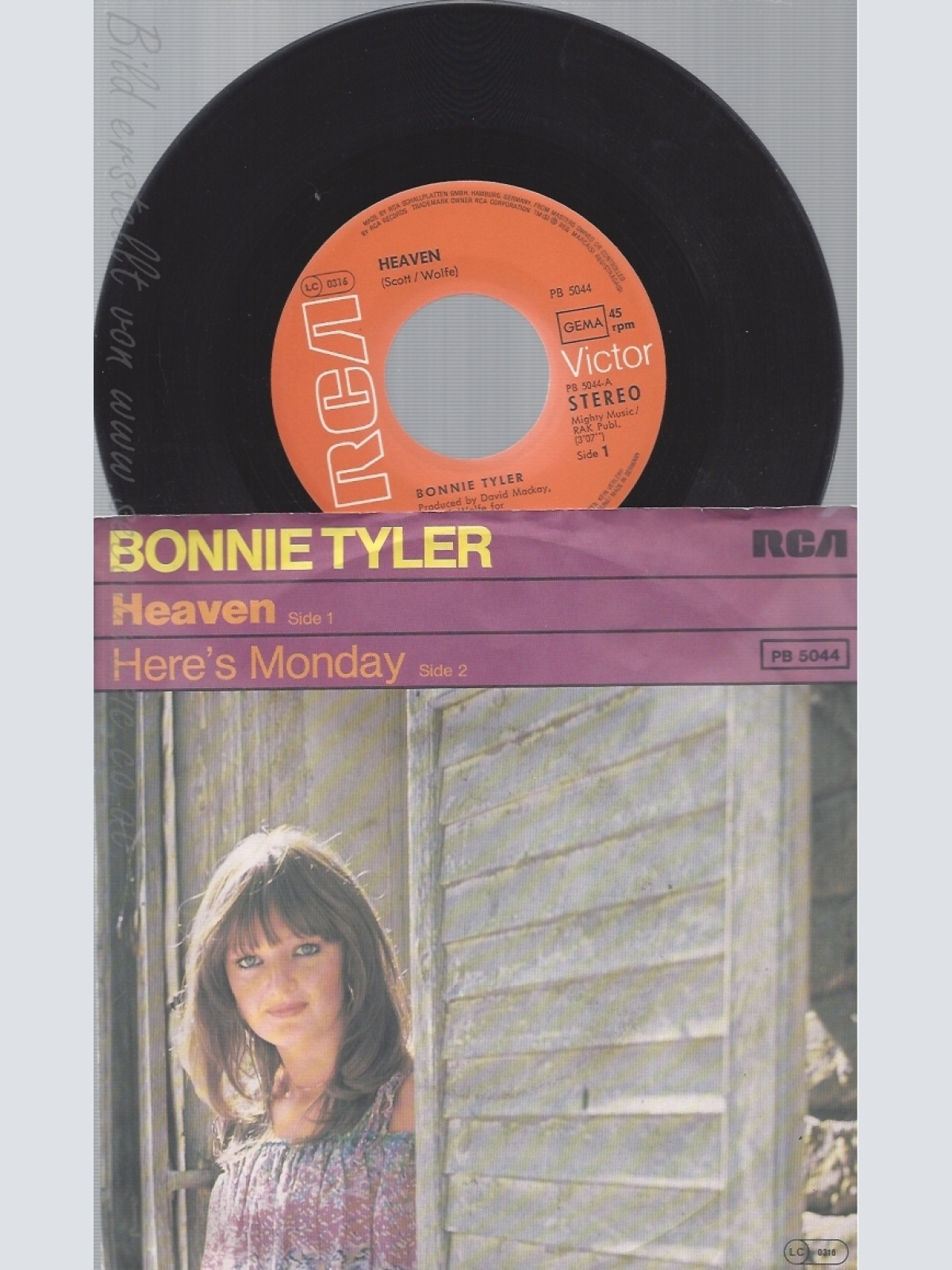 7" BONNIE TYLER-- HEAVEN