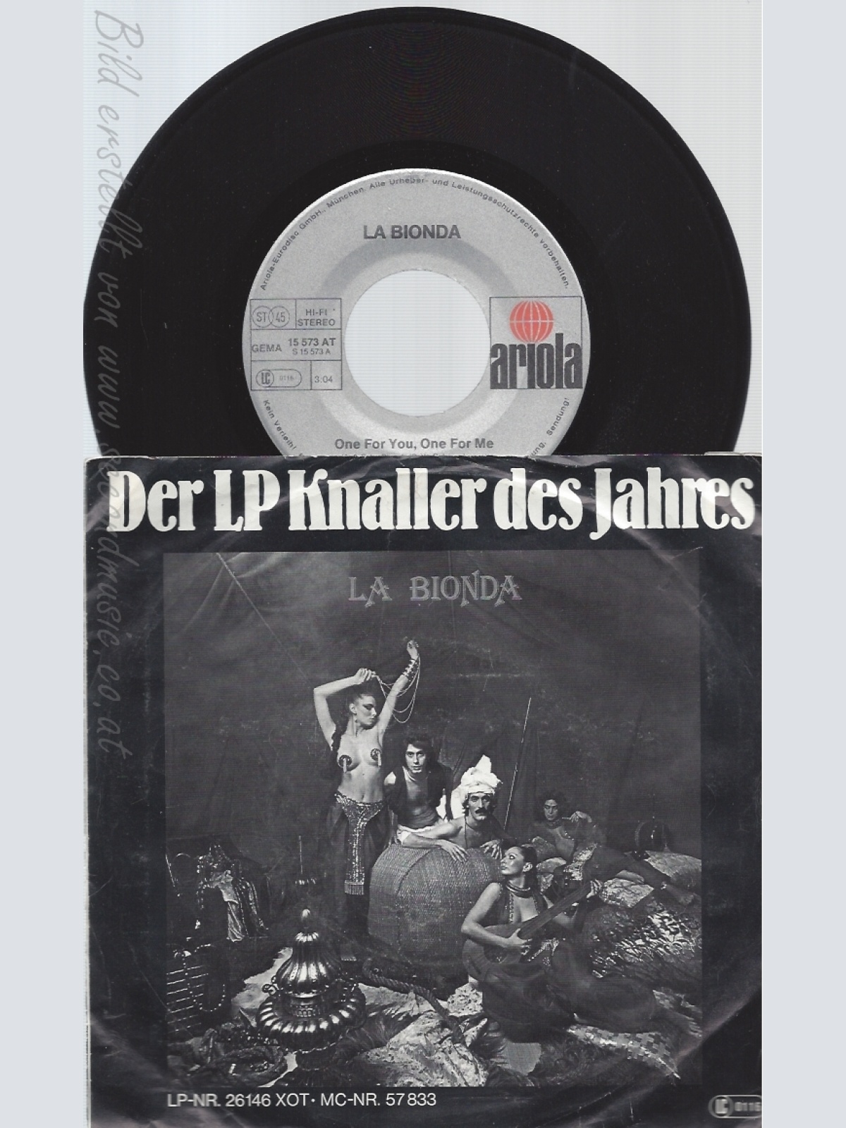 7" LA BIONDA-- ONE FOR YOU