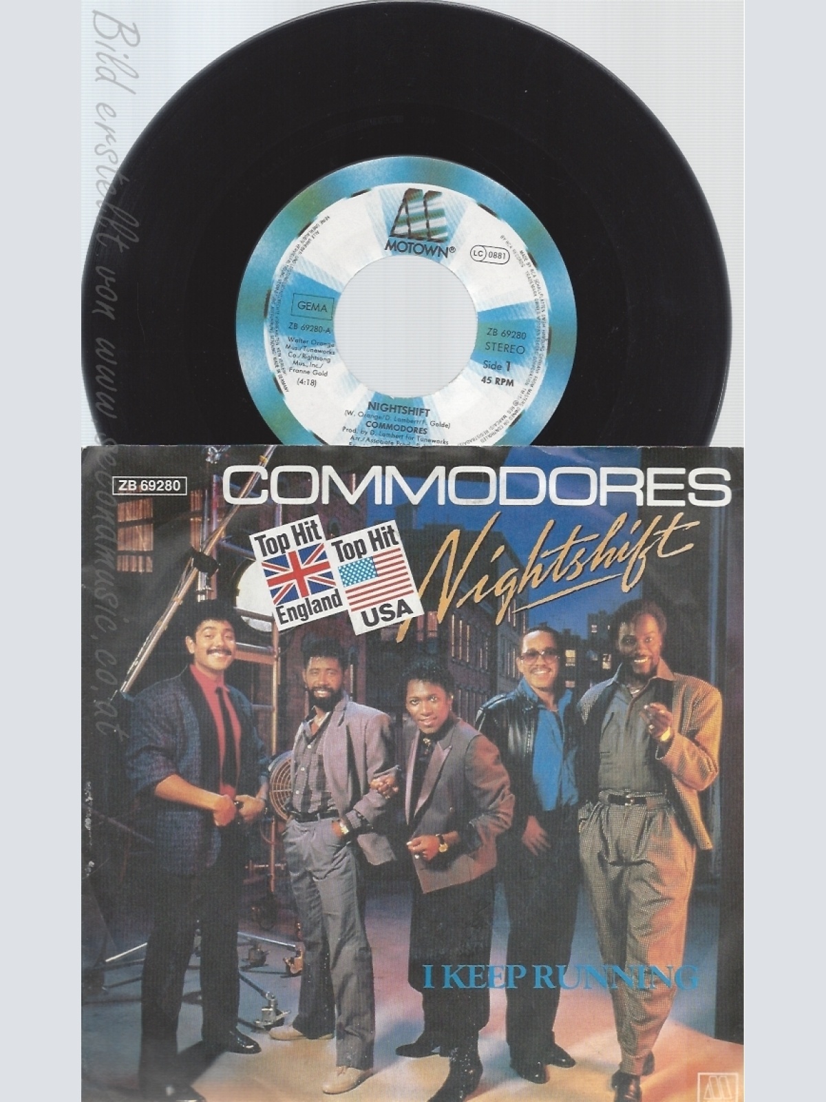 7" COMMODORES-- NIGHTSHIFT
