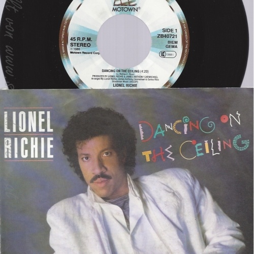 7" LIONEL RICHIE -- DANCING ON THE CEILING