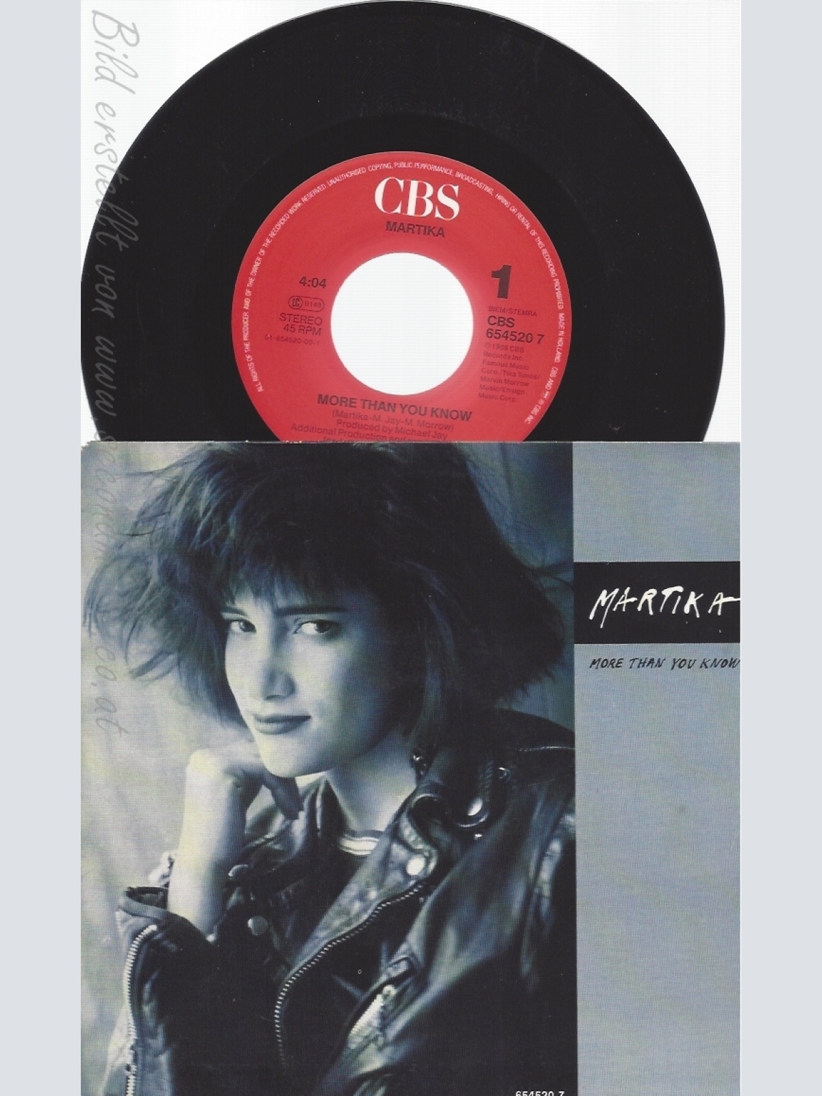 7" MARTIKA-- MORE THAN YOU KNOW