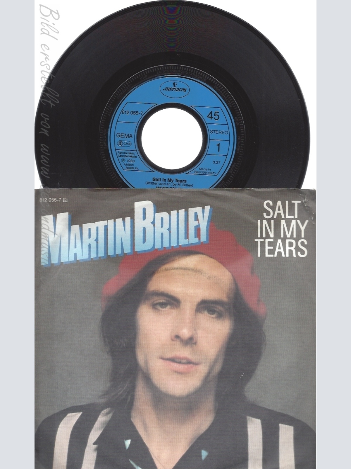 7" MARTIN BRILEY-- SALT IN MY TEARS