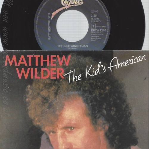 7" MATTHEW WILDER-- THE KIDS AMERICAN