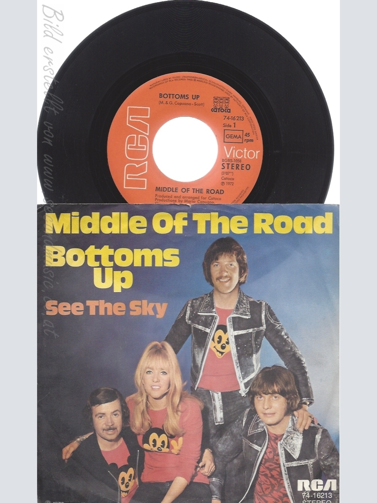 7" MIDDLE OF THE ROAD -- BOTTOMS UP
