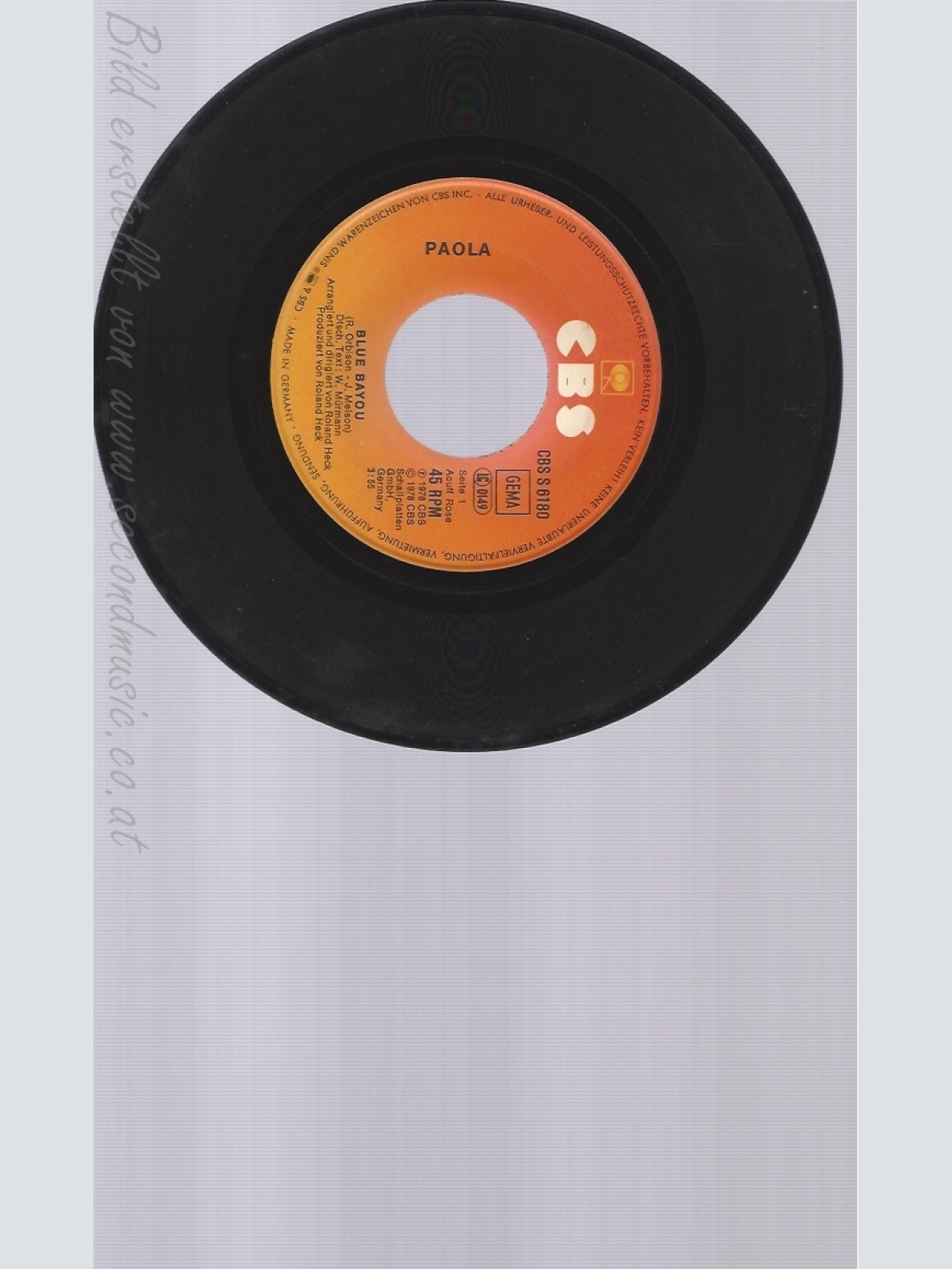 7" PAOLA-- BLUE BAYOU