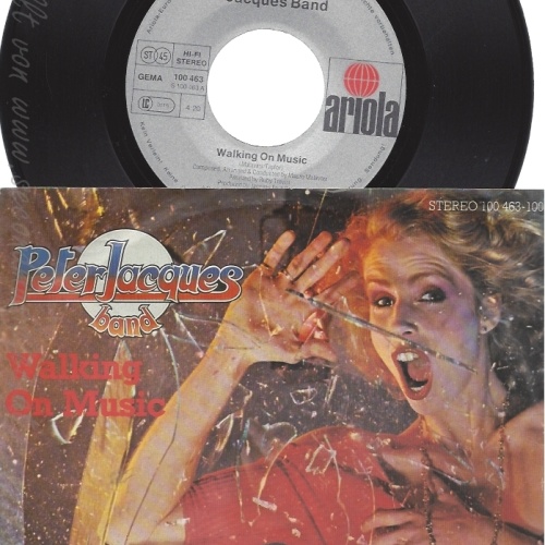 7" PETER JACQUES-- WALKING ON MUSIC