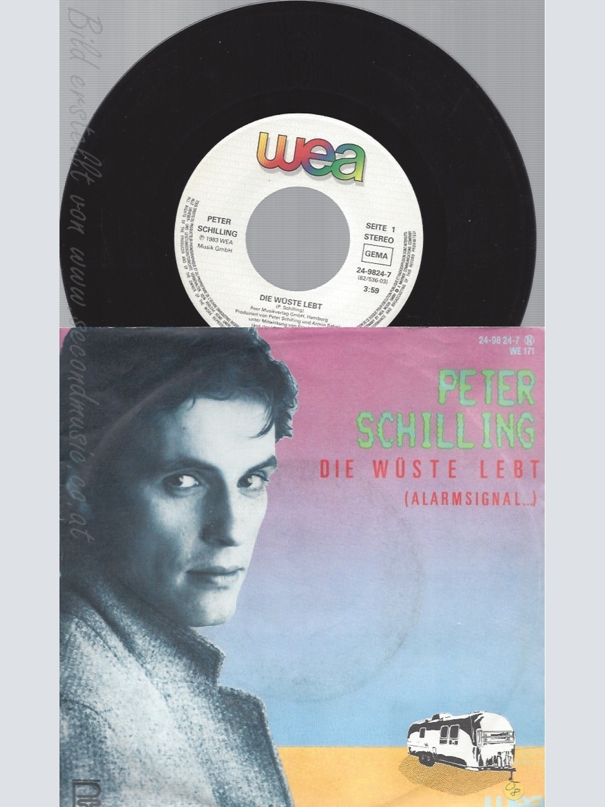7" PETER SCHILLING --DIE WÜSTE LEBT