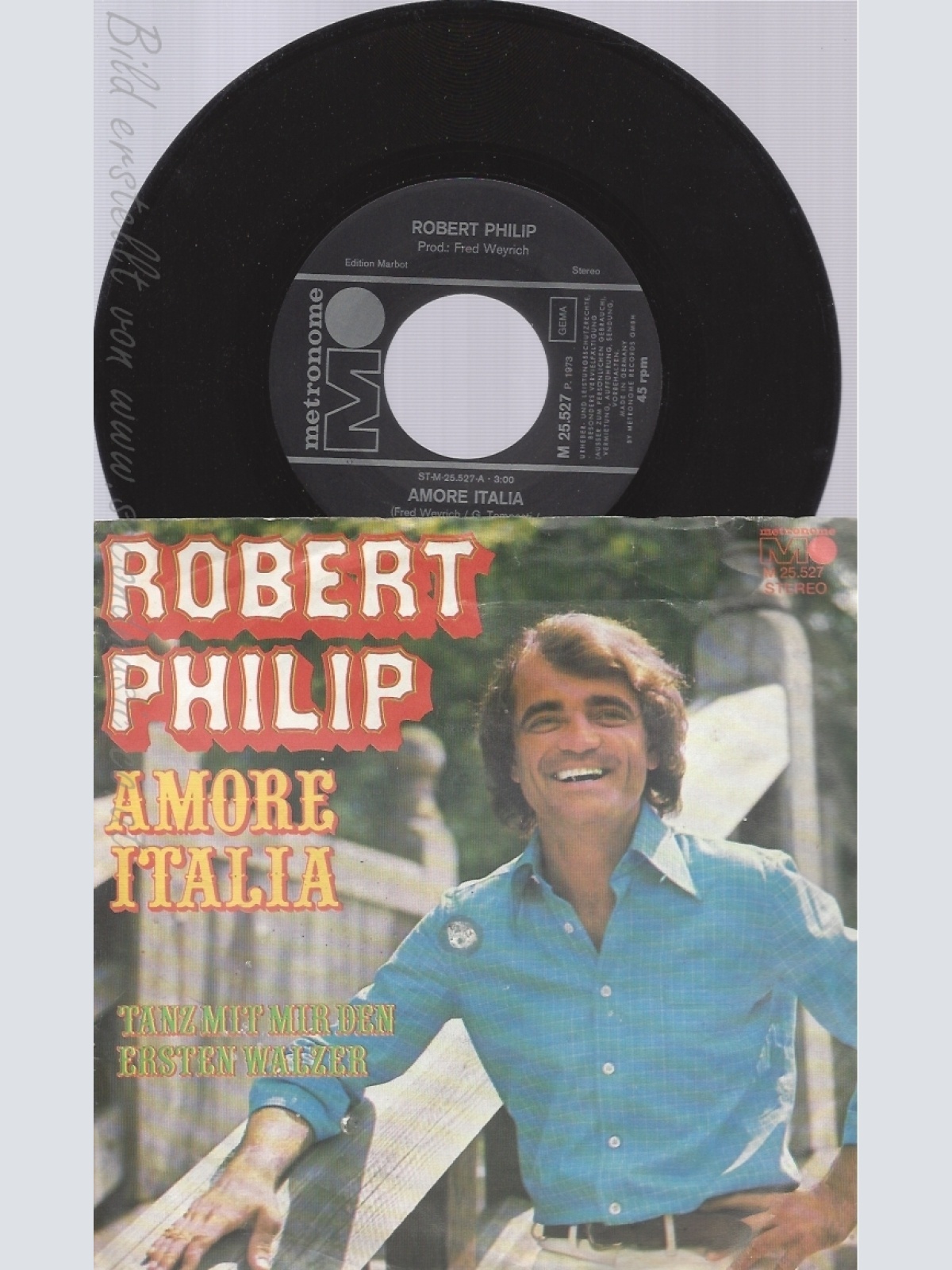 7" ROBERT PHILIP-- AMORE ITALIA