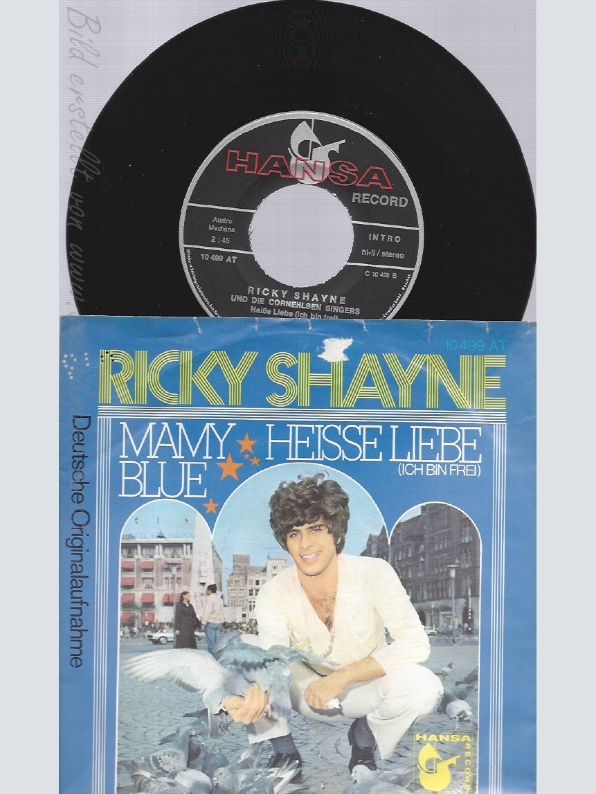 7" RICKY SHAYNE -- MAMY BLUE-- HEISSE LIEBE