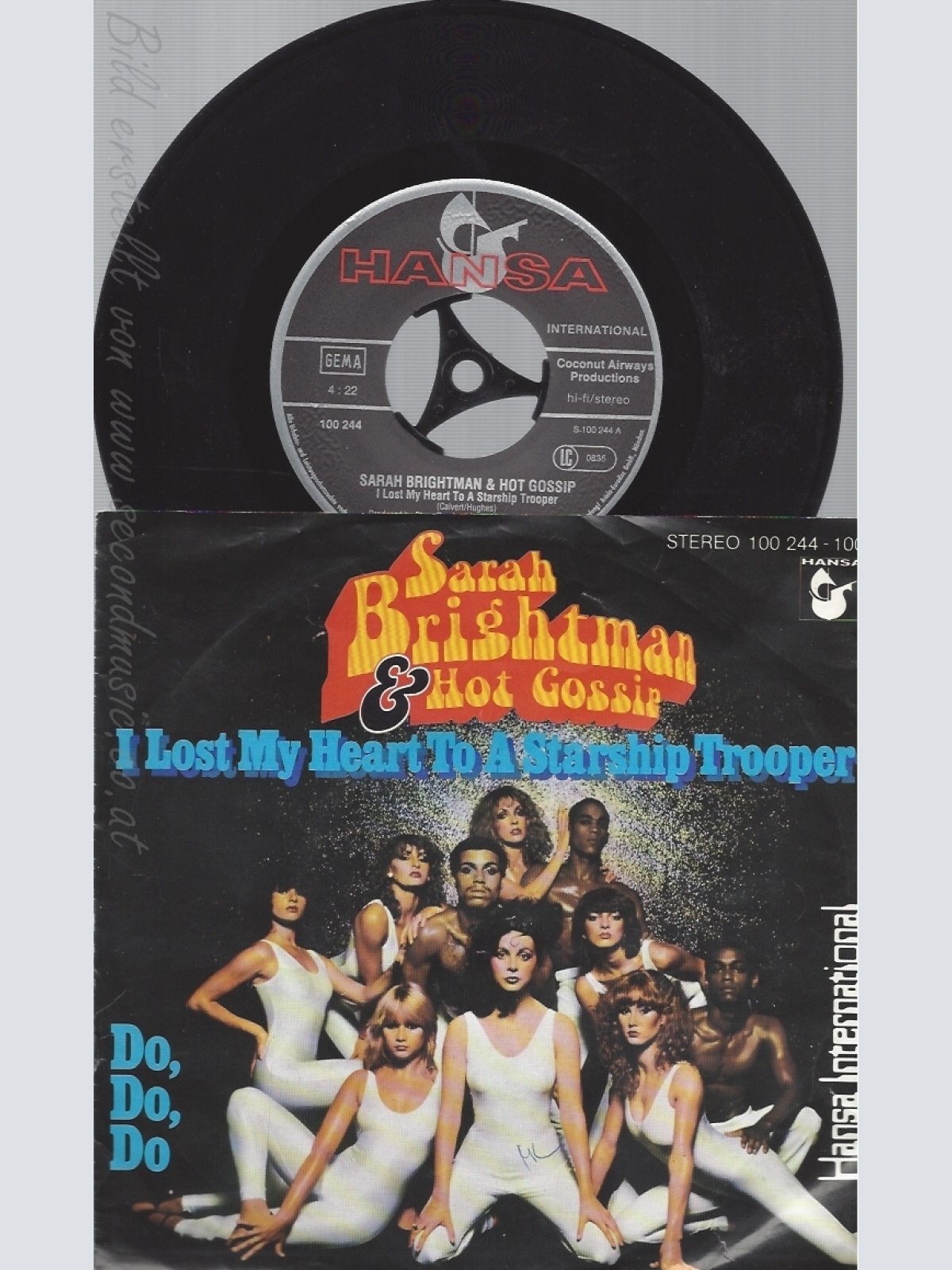 7" SARAH BRIGHTMAN -- I LOST MY HEART TO A STARSHIP