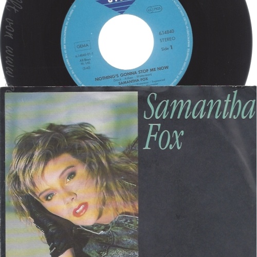 7" SAMANTHA FOX -- NOTHING GONNA STOP ME NOW