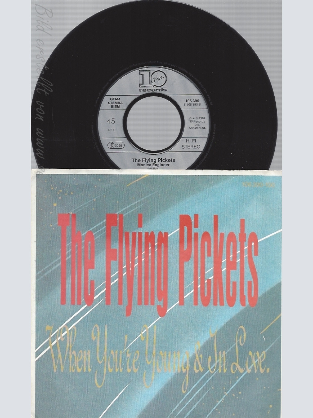 7" THE FLYING PICKETS -- WHEN YOU ARE YOUNG