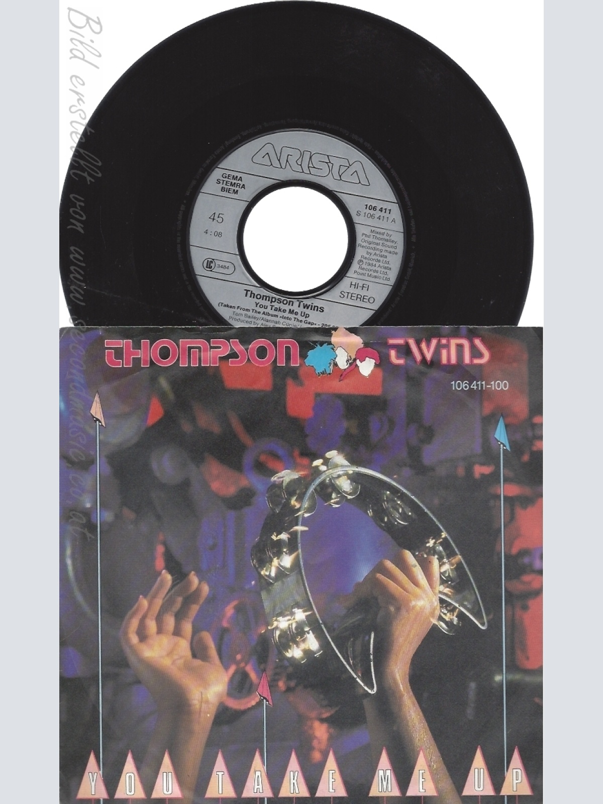 7" THOMPSON TWINS-- YOU TAKE ME UP