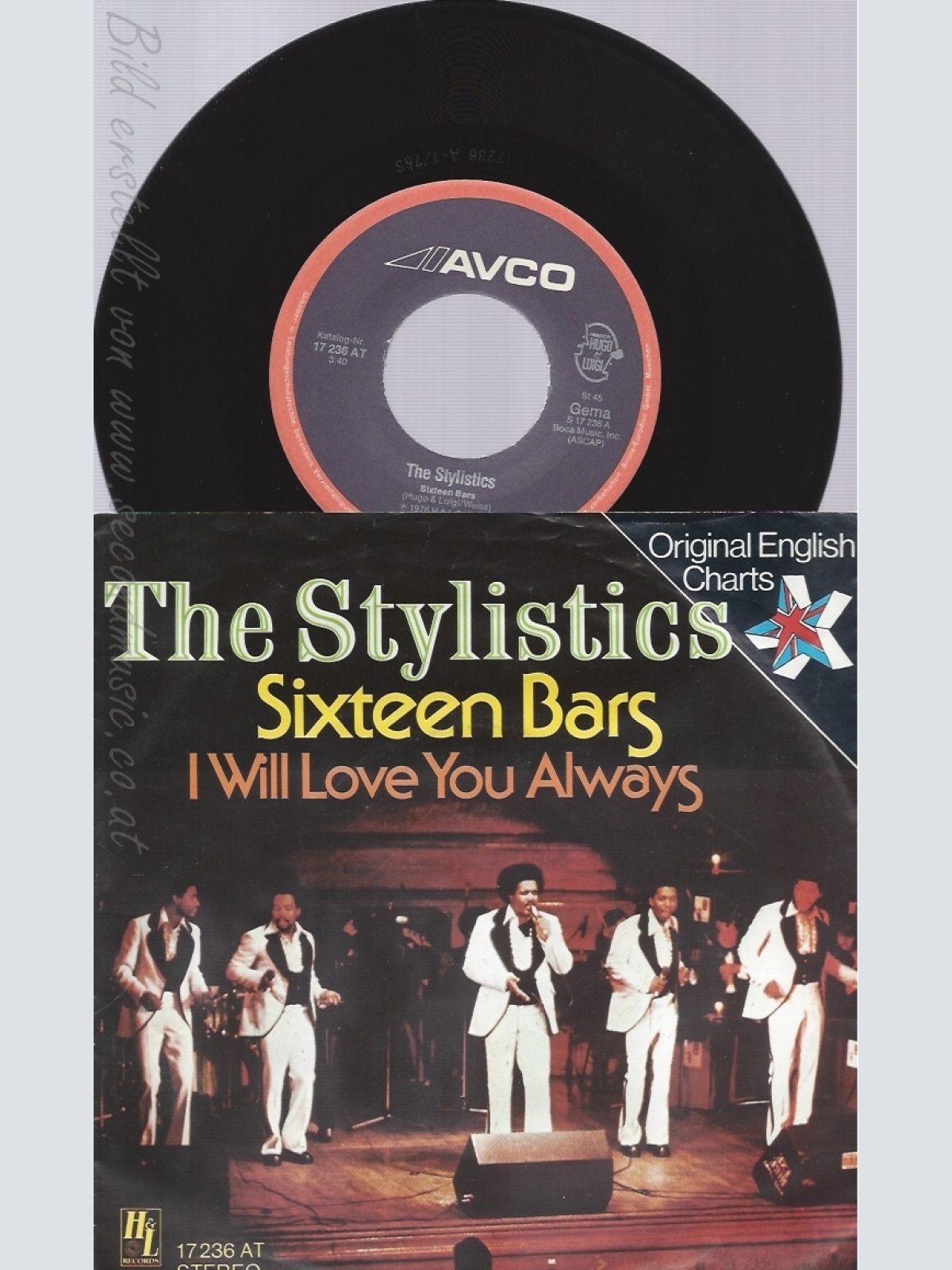 7" THE STYLISTICS -- SIXTEEN BARS