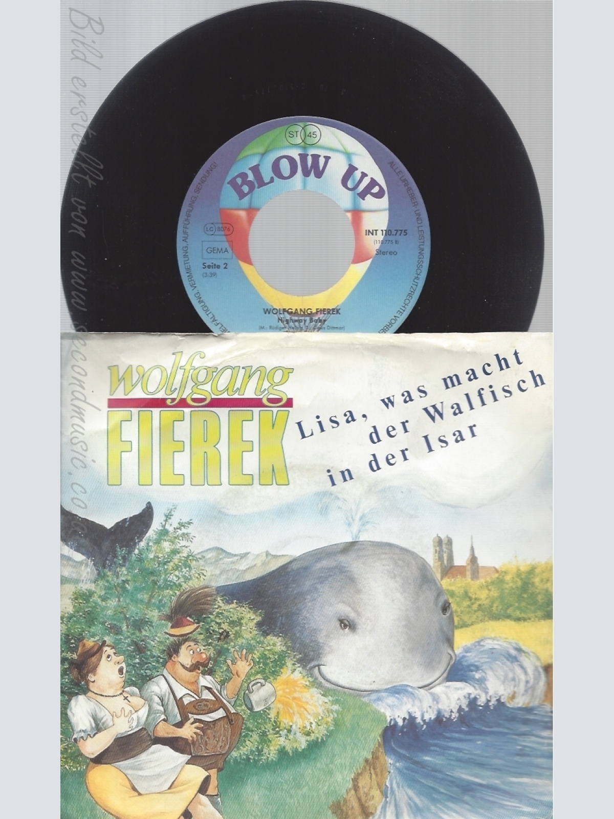 7" WOLFGANG FIEREK -- LISA WAS MACHT DER WALFISCH