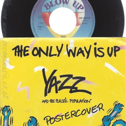7" YAZZ --THE ONLY WAY IS UP--POSTERCOVER