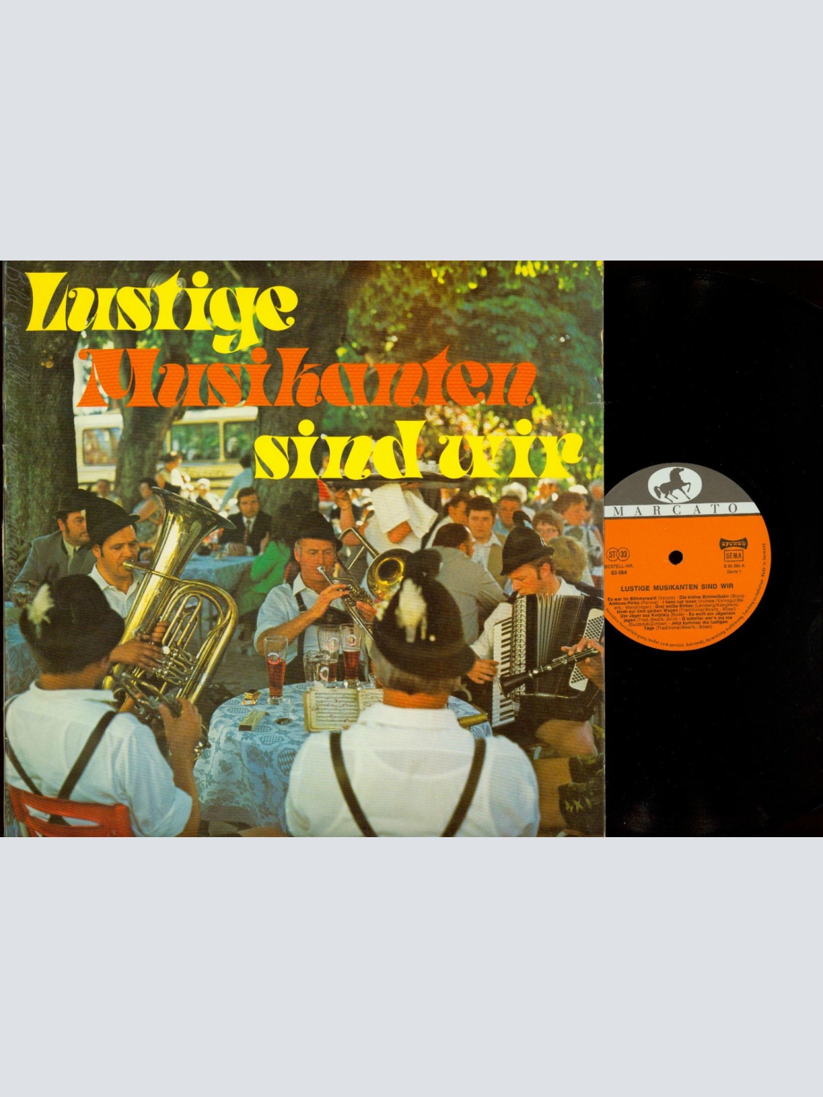 LP--LUSTIGE MUSIKANTEN SIND WIR