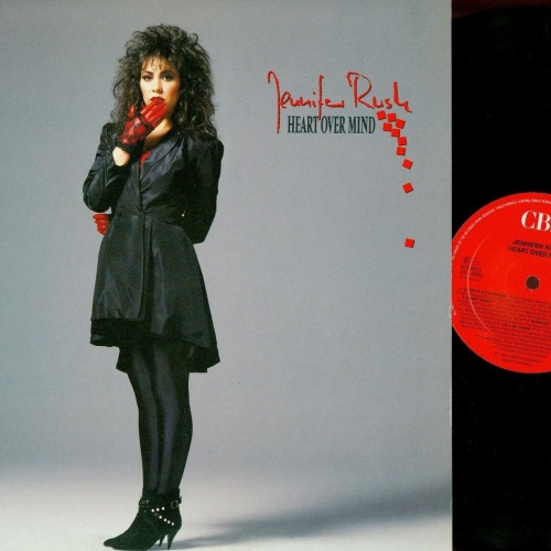 LP--JENNIFER RUSH-- HEART OVER MIND