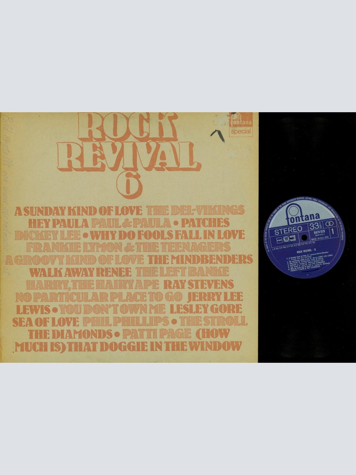 LP--ROCK REVIVAL 6