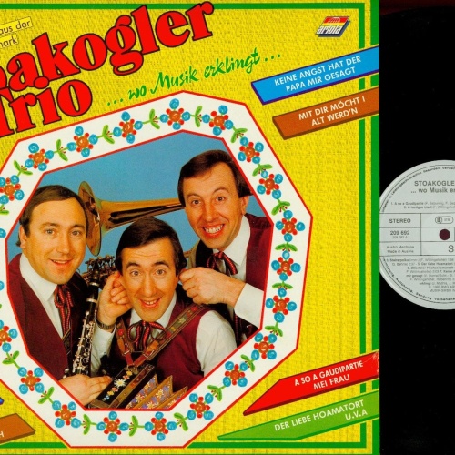 LP--STOAKOGLER TRIO--WO MUSIK ERKLINGT--