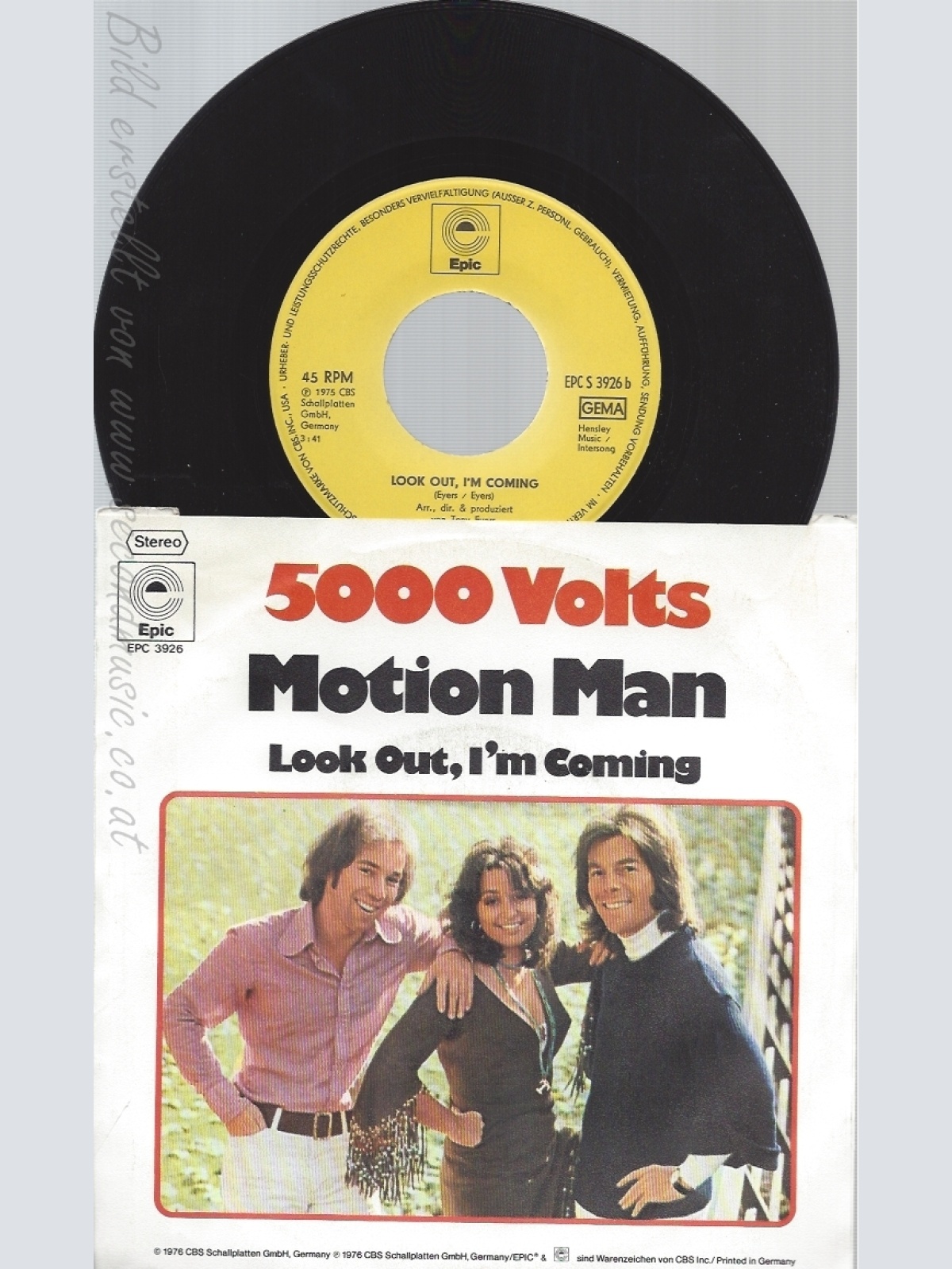 7" 5000 VOLTS-- MOTION MAN