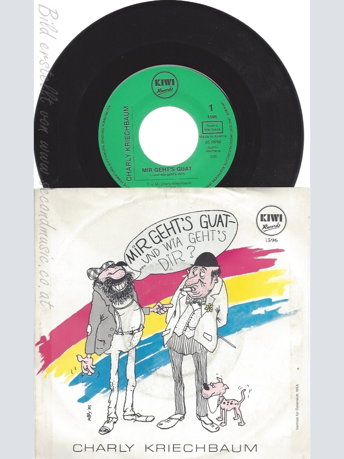 7" CHARLY KRIECHBAUM -- MIR GEHTS GUAT