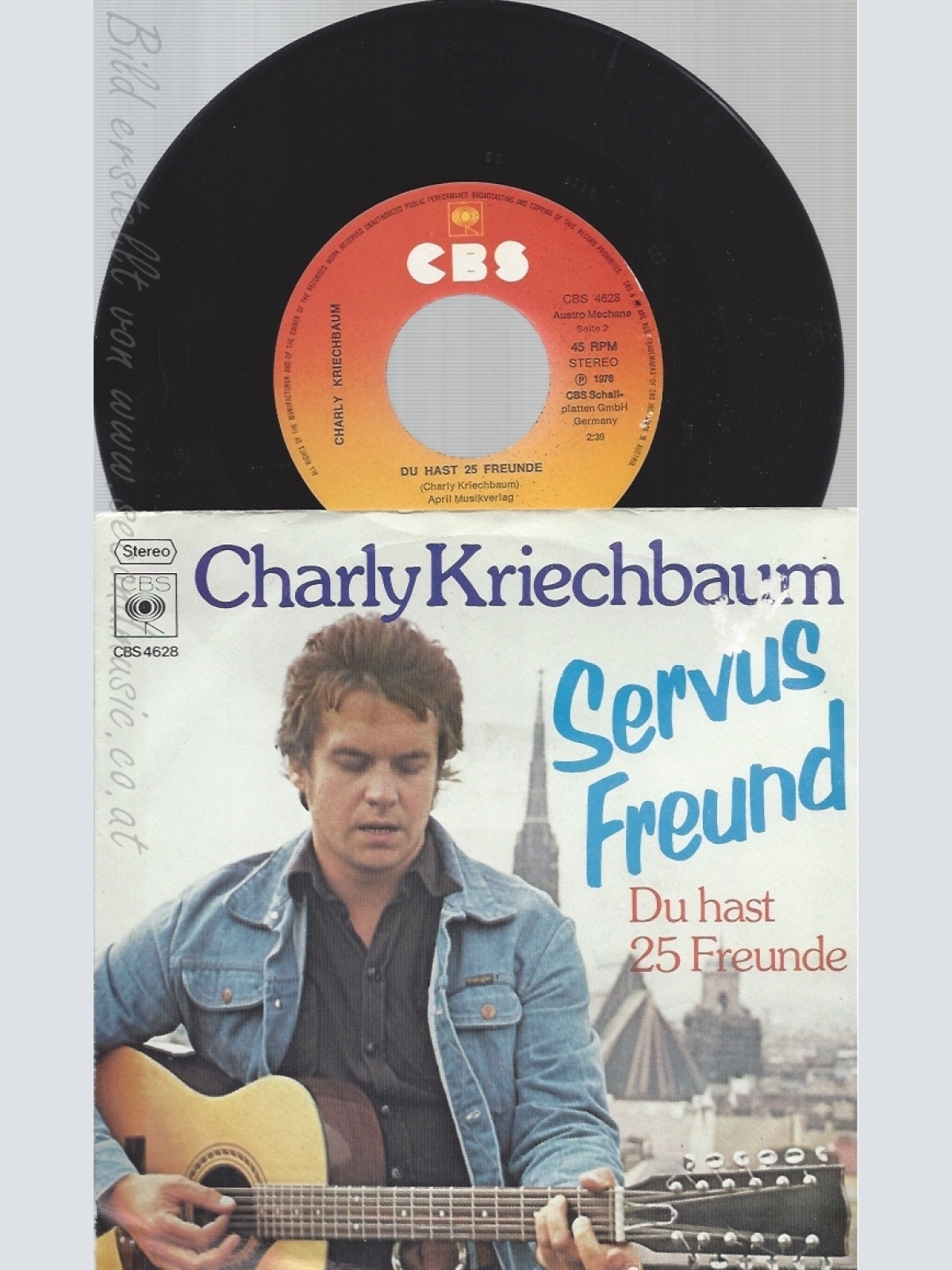 7" CHARLY KRIECHBAUM-- SERVUS FREUND