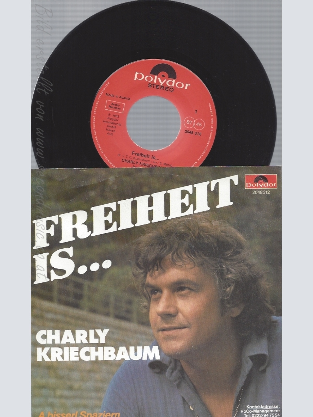 7" CHARLY KRIECHBAUM---FREIHEIT IS