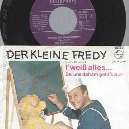 7" DER KLEINE FREDY-- I WEISS ALLES