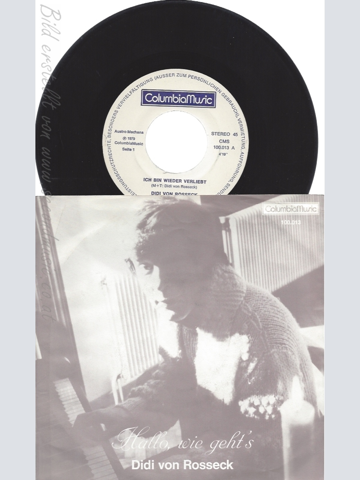 7" DIDI VON ROSSECK-ICH BIN WIEDER VERLIEBT