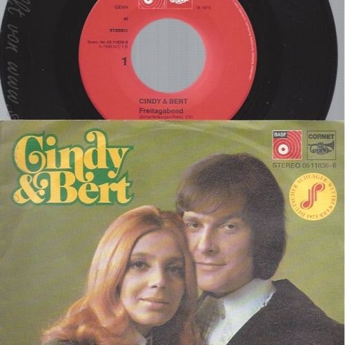7" CINDY & BERT-- FREITAGABEND