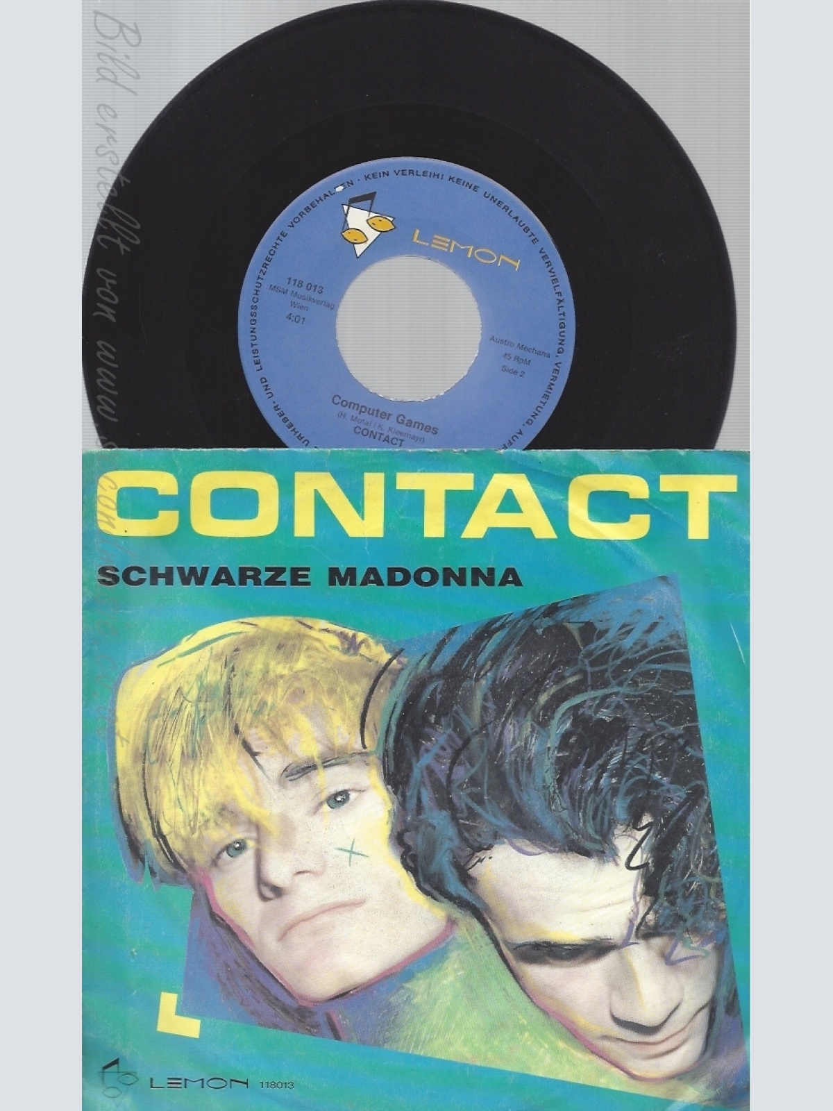 7" CONTACT --SCHWARZE MADONNA