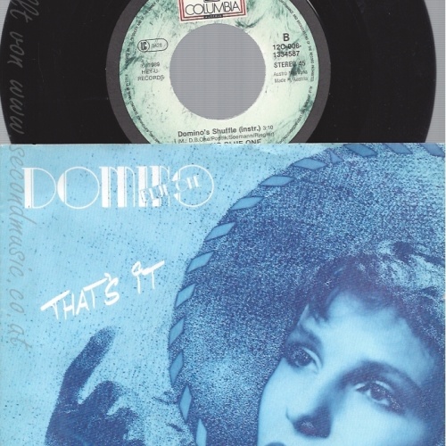 7" DOMINO -- THATS IT- MIT SINGLEFACTS