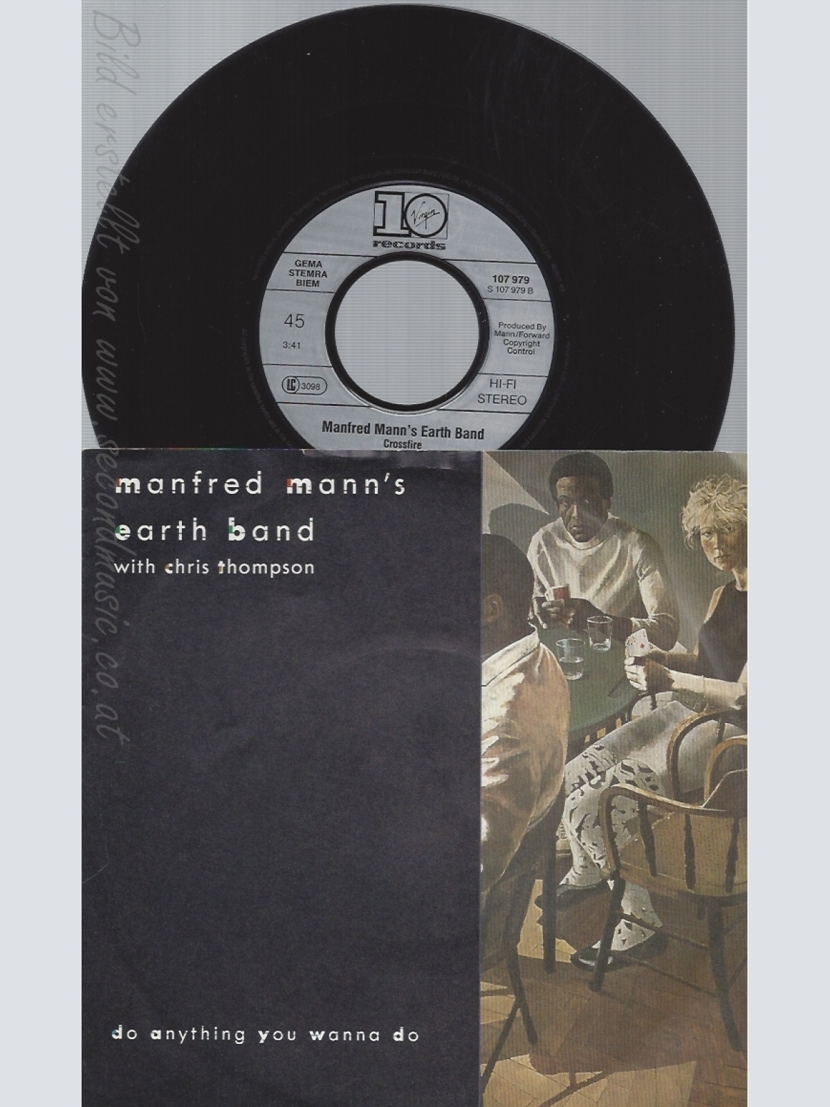 7" MANFRED MANNS EARTH BAND-- WITH CHRIS THOMPSON-2
