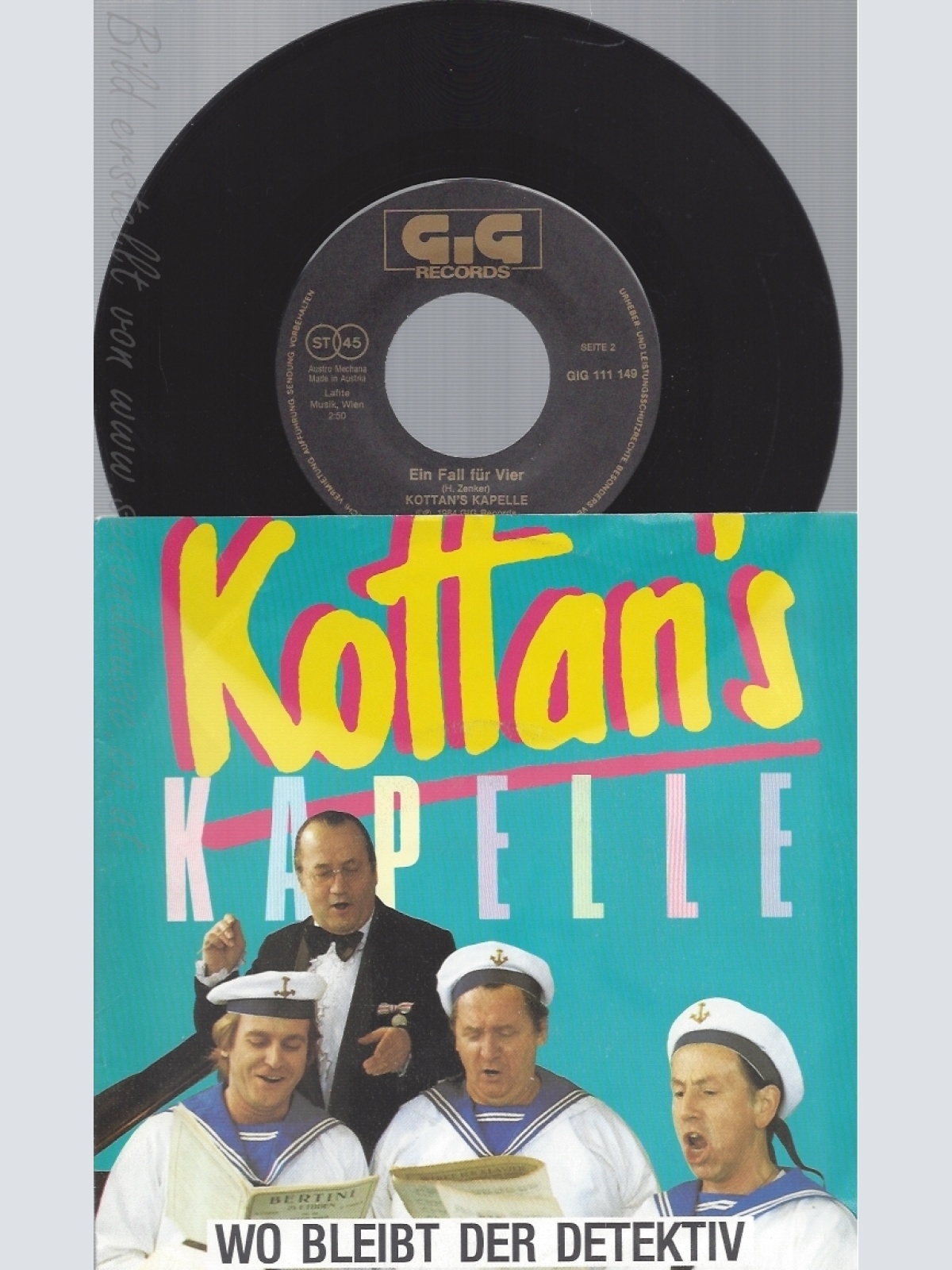 7" KOTTANS KAPELLE--WO BLEIBT DER DETEKTIV