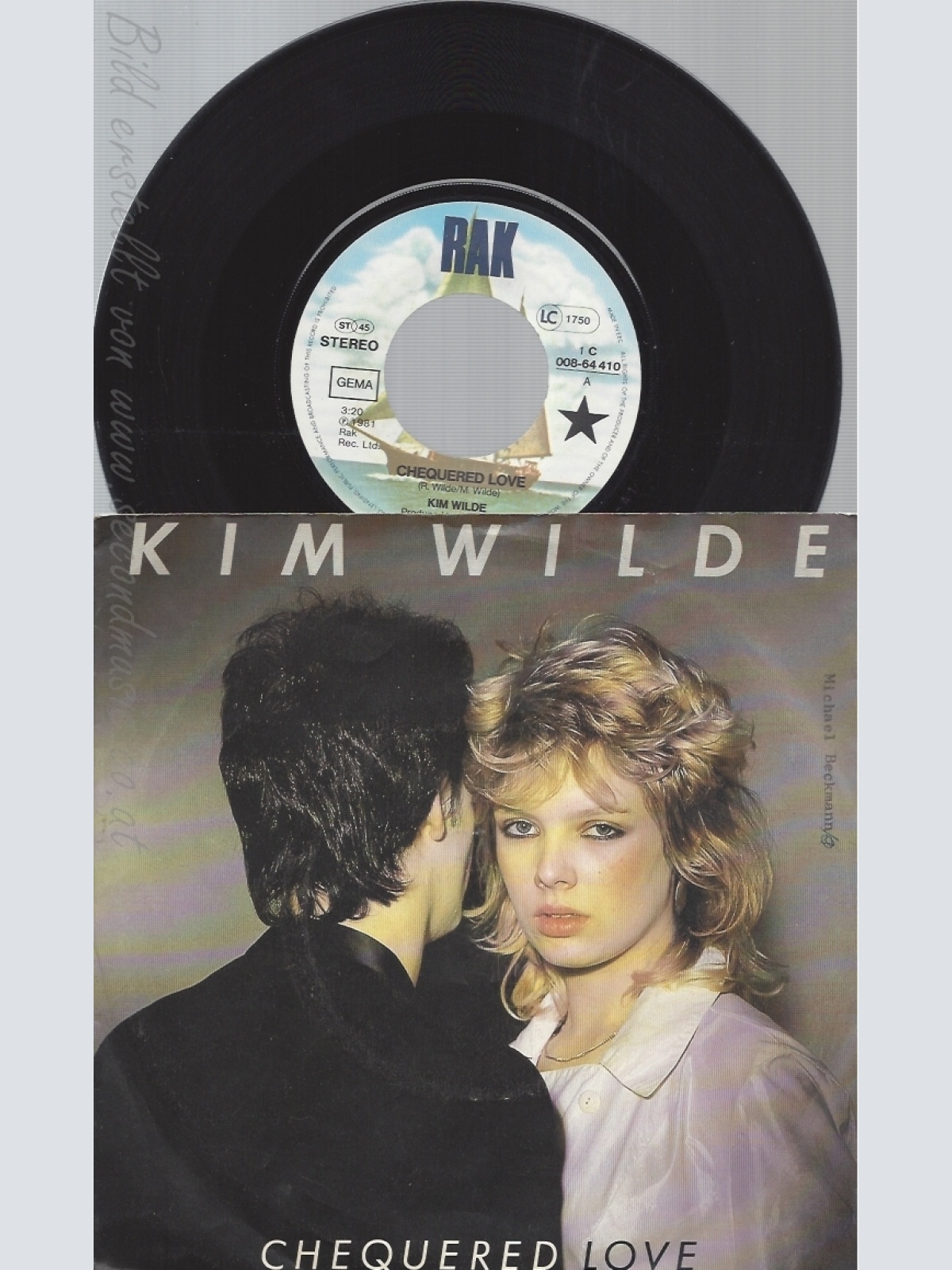 7" KIM WILDE-- CHEQUERED LOVE